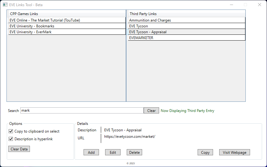 Main Screen - Search